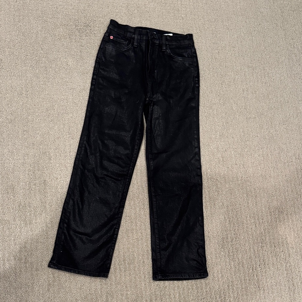 Hudson Jeans Nora Stellar Coated Denim Size 25